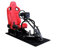Speedmaster Pro Negro - Óptica de fibra de carbono Rojo - Asiento de carreras - Simracing
