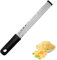 Stainless Steel Zester Grater Lemon Zester Cheese Grater Slicer Julienne Peeler for Ginger, Garlic, Nutmeg, Chocolate, Vegetables Razor-Sharp Stainless Steel Blade (Black Handle)