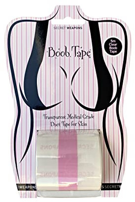 SECRET WEAPONS Damen Boob Tape BH, Transparent (klar-transparent), Eine Größe