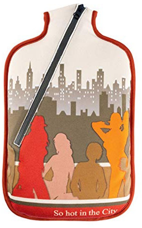 Hugo Frosch Öko-Wärmflasche 2,0 l mit Softshell-Bezug City