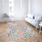 Teppich Mosaik Farben für Räume PVC | verschiedene Größen | Teppich PVC | Vinylboden | Dekoration für Zuhause | Boden Sintasol | Bodenschutz | 95x133cm