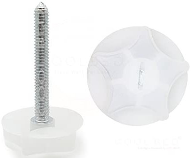 COOL BED 2 X M8 Headboard Bolts 90mm Screws with Fitted Washers Fixings for Divan Bed (2 x M8 90MM BOLTS WITH WASHER)
