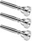 Cheerock 3 Pack Trompetenmundstück 3C 5C 7C Trompetenzubehör Trompetenmundstück Set mit Messing Geeignet für Anfänger und professionelle Spieler (Silber)