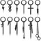 KALVICA 12 Stücke Ohrringe Edelstahl Herren und Damen, Kreuz Ohrringe, Punk Ohrringe Mit Federanhänger, Creolen Ohrringe, Schwarze Kpop Ohrringe, Gothic Ohrringe， Farbe Silber Schwarz