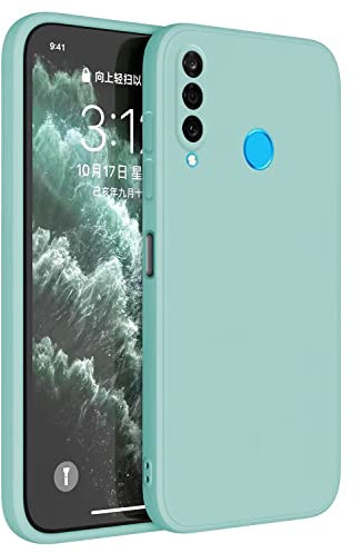 Topme Coque pour Huawei P30 Lite (6.15 inches) Etui Housse, Protecteur de Peau en Silicone TPU - Cyan Clair