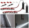WOBANE LED Wardrobe Light Motion Activated,Battery Operated 2 x 2m LED Strip Lights,Rechargeable Motion Sensor Night Lights for Closet, Stair,Pantry,Counter,Cabinet,Bed,6000K,2pack,Black