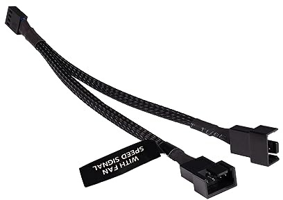 Alphacool Y-Splitter Verteilerkabel 4-Pin auf 2x 4-Pin PWM 15cm