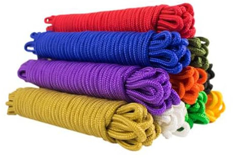 NorthPada 3 mm x 30 Meter Seil Schnur Schnur für Kunst DIY Handwerk Geschenkverpackung Haus und Garten Dekoration Hochzeit Party Weihnachten Dekor Verpackung Rot
