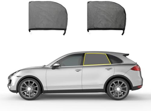 AMENAS Auto-Sonnenschutz für FIAT 500X 2014-2024, Sonnenschutz für Vordere und Hintere Seitenfenster, Autofenster Sonnenschutz Kinder Verdunkeln,B