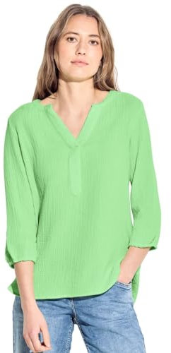 CECIL Damen B344669 Musselin Bluse, Matcha Lime, L