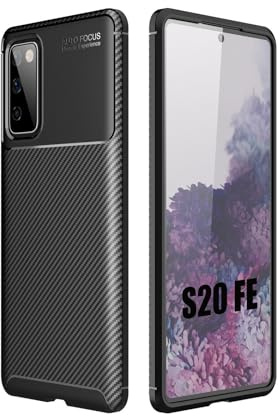 betterfon Hülle Kompatibel mit Samsung Galaxy S20 FE | Handyhülle Silikon Back Cover Case für Galaxy S20 FE TPU Bumper | Schwarz