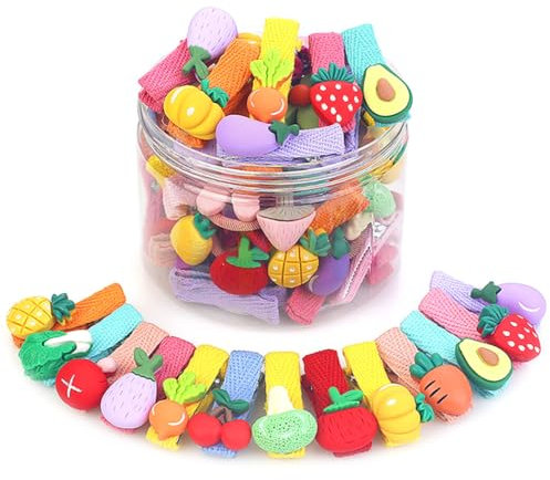 Lot de 26 petites pinces à cheveux crocodile pour enfants