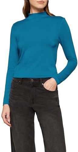 s.Oliver Schmal geschnittenes Langarmshirt aus Viskosemix