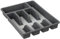 FIVE Simply Smart - Range-Couverts 5 Compartiments Anti-dérapant 36cm Gris