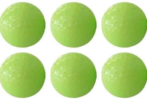 Muteitt Leuchtende Golfbälle Für Nachtsport, 6 Stück, Fluoreszierend, Im Dunkeln Leuchtend, Langlebig, Für Golfsportspiele