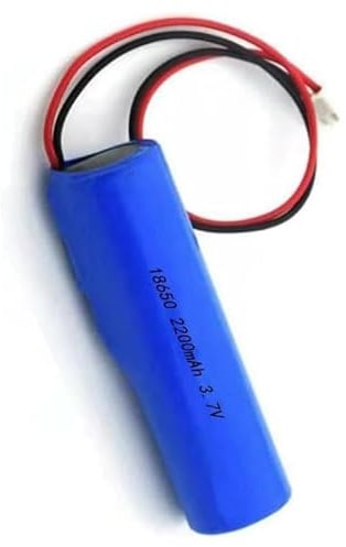 HELINAZI 18650 Lithium-Ion Rechargeable Battery 3.7V Replacement Battery with XH2.54 Connector Plug,2200mAh