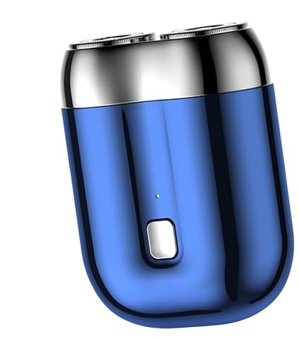 Reiserasierer, Rasierer Herren Elektrisch, Reise-Elektrorasierer, Rotierender Doppelkopf Elektrorasierer, Fortable Doppelkopf-Rasierer, 2024 Double-Head Travel Electric Buzzer,Beard Shaving Buzzer
