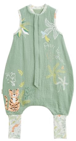 Petit Béguin - Turbulette d'été en gaze de coton avec pieds retroussables Kanha