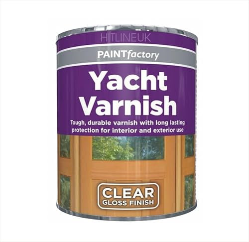 Yacht Varnish Clear Gloss 300ML - for Wood Metal Concrete Interior Exterior Wood Varnish