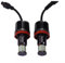 Angel Eyes, Angel Eyes Roller LED Angel Eyes Halo-Glühbirne H8 CREE LED-Markierungs-Halo-Licht Xenon-Weiß Passend for BMW E60 E61 E90 E92 E70 E71 E82 E89(2 Pcs White)