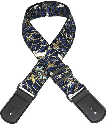 Fangxuee Universal Personalized Guitar Straps - Electric Guitar Straps, Folk Guitar Straps, Blue