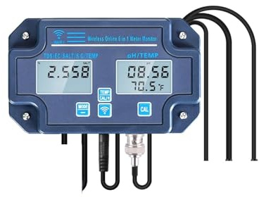 AMRTTWY 2Pcs Digital Meter Temp Wasser Qualität Tester Datenlogger Smart Monitor Für Home Hydrokultur