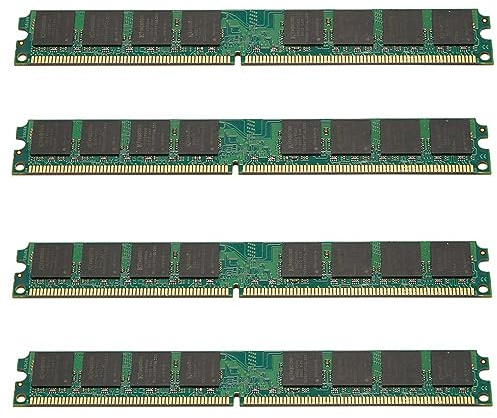 Qomcsrl 4X Memoria RAM DDR2 da 2 GB 1,8 V 800 MHz PC2 6400 Memoria RAM PC per Memoria Desktop DIMM 240 Pin