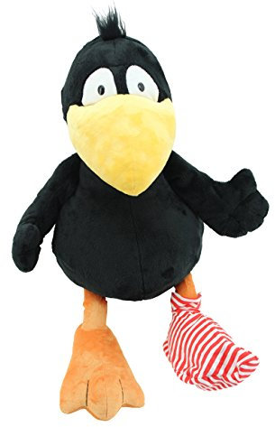 Sweety-Toys 6175 Der Kleine Rabe Socke Plüschfigur 70 cm