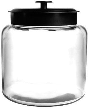 Anchor Hocking 1.5-Gallon Montana Jar with Black Metal Lid by Anchor Hocking