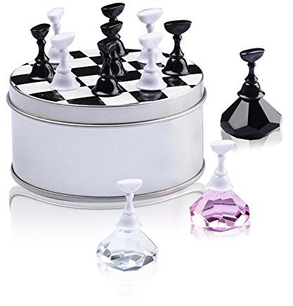 OFKPO Echiquier Magnétique Nail Art Practise, Vernis à Ongles Support pour Ecran Peinture Outil d'Entraînement