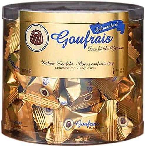 Goufrais Schokolade Kakao-Konfekt feinste Gugelhupf Pralinen - Schmankerldose 450 g