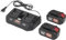 Yamato Kit 2BATTERIE 20V 4Ah + Caricabatterie MYX 54116