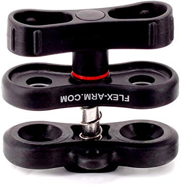 Pinza Evo45 Para Brazos con Bola 25 mm Clip de Brazo para Sistema de Fotografía Submarina de Buceo FLEX-ARM CP45EVO