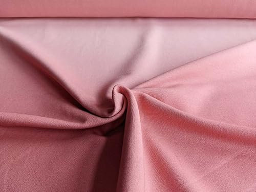 Sweatshirtstoff, Sommersweat, Farbverlauf - Rosa als Meterware zum Nähen, 50 cm