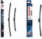 Bosch Scheibenwischer Aerotwin A863S, Länge: 650mm/450mm – Set für Frontscheibe & cher Rear A281H, Länge: 280mm – Scheibenwischer für Heckscheibe