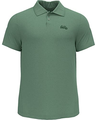 Odlo Herren Nikko Kurzarm Polo Shirt, Myrtle Melange, M
