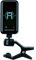 Ortega Guitars Clip On Tuner – für Gitarre, Bass, Ukulele, Geige – Schwarz (OET-BK)