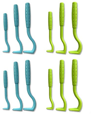 12 Stück Zeckenhaken und Zeckenentferner für Kinder und Haustier, Einfacher und Sicherer Zeckenhebel für Zecken jeder Größe