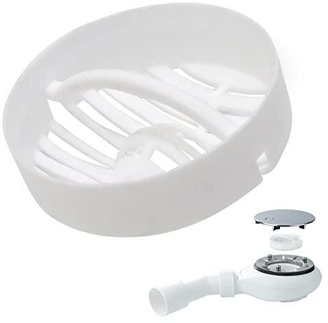20 Stück Badezimmer-Bodenablaufkorb, Badewannen-Waschbecken-Filter, Abflusssieb, Haarsieb für Viega Tempoplex Duschwanne