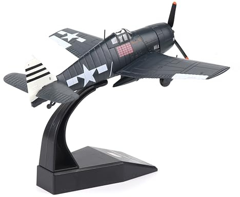 NUOTIE F6F Hellcat Kit Modellino di Aeroplano in Scala 1:72, Modello di Aeroplano in Metallo Pressofuso della Seconda Guerra Mondiale Modello da Collezione o Regalo