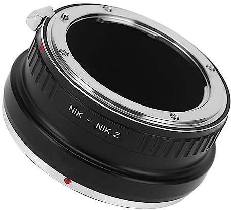 FTZ-Mount-Adapter, Kamera-F-auf-Z-Adapter für NikonF-Objektiv auf Z-Kamerahalterung Z6 Z7 Z50 Z 5 Z6II Z7II Zfc Z9 Z30, Aluminiumlegierung, Vollständige Manuelle Steuerung,