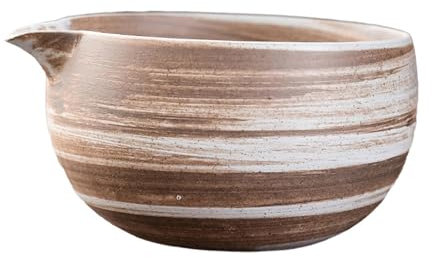 MagiDeal Keramik-Tee-Matcha-Schale Chawan mit Ausgießer aus Ton, Stil b