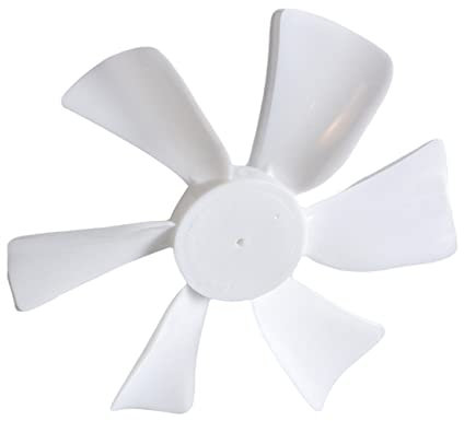 COEFEPIY 6 inch RV Ventilation Fan Blade D-Bore Replacement White Vent Fan Blades for RV Bathroom Vent Fan with 0.094in D-Bore, 6in White RV Bathroom Ventilation Fan Blade Replacement Camper Fan Blade