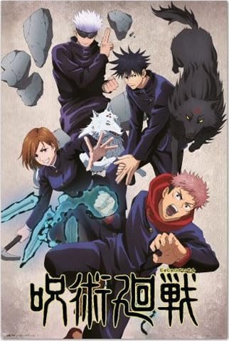 Jujutsu Kaisen - Jujutsushi - TV-Serie - Poster - Größe 61x91,5 cm