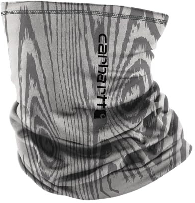 Carhartt Unisex-Erwachsene Force Heavyweight Neck Gaiter Nackengamasche, Holzmaserung, hellgrau/graue Wolke, Einheitsgröße