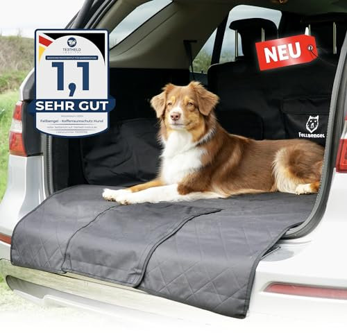 Fellbengel Kofferraumschutz Hund [extra starker Klett] Kofferraum Schutzmatte Hund - Hundedecke Auto Kofferraum - SUV, Kombi, Kleinwagen - Schutz vor Nässe und Schmutz - sicherer Hundetransport