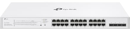 TP-Link Festa FS328GP 28 Port Gigabit Smart Managed PoE Switch 24 PoE+ Port @250W, 4 x SFP Slots Self-Organizing Network Free Cloud Static Routing, Vlan, ACL, LAG Does not Work with Omada