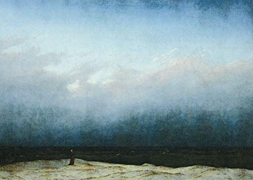 Kunstkarte Caspar David Friedrich Der Mönch am Meer