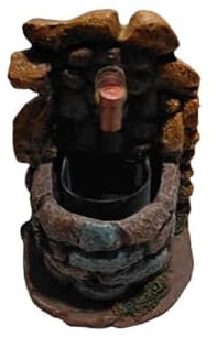 BLUSUPERSHOP Fuente de agua auténtica para pesebre apta para h9-12 cm pastores 7 10 cm gia mod 5/9