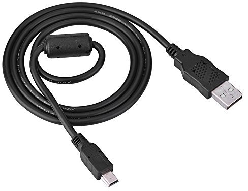 Cavo da 5-pin da USB da 2.0 a Mini B, fotocamere 1M /3.28ft CAVO DATI USB Carica rapida e trasferimento di dati per fotocamere digitali Sinera Samera